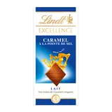 Chocolat au lait croquant au éclats de caramel LINDT EXCELLENCE, Tablette de 100g