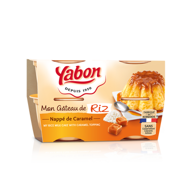 Gâteau de riz au caramel YABON, 4x125g