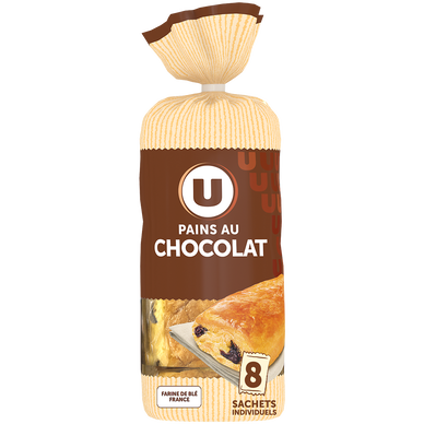 Pain au chocolat U x8 360g