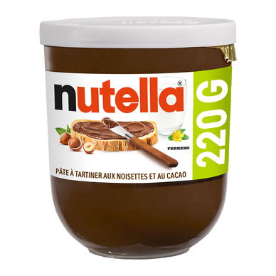 Pâte à tartiner aux noisettes et au cacao NUTELLA 220g