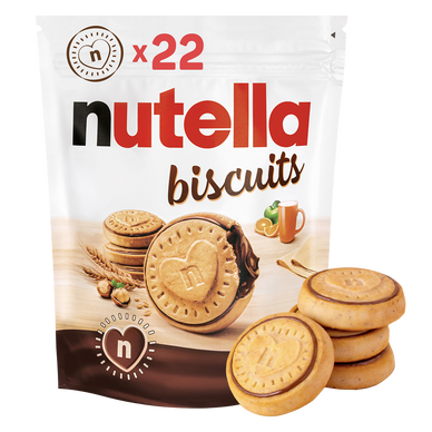 Biscuits fourrés NUTELLA  x22 - 304g