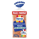 Pain de mie American Sandwich nature sans sucres ajoutés HARRYS - 825g