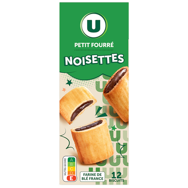 Gâteaux P'tits fourrés noisettes, 225g