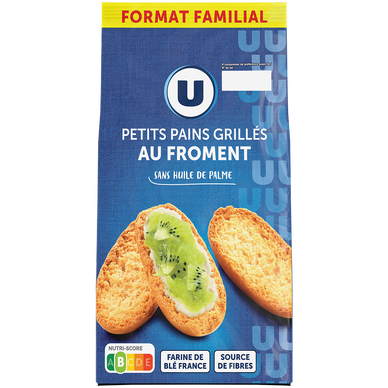 Petits pains grillés au froment  400g