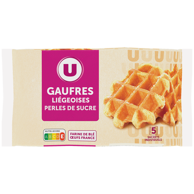 Gaufres liégeoises perles de sucre  275g