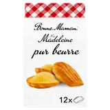 Madeleines natures pur beurre - BONNE MAMAN - x12 - 300g