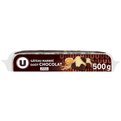 Gâteau marbré goût chocolat U 500g