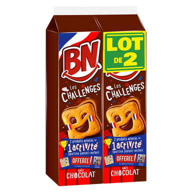 Biscuits fourrés chocolat BN x32, 570g
