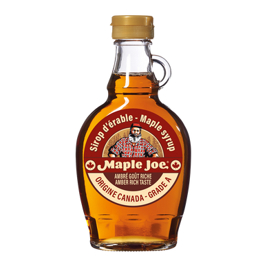 Sirop d'érable du Canada MAPLE JOE, bouteille en verre de 250g