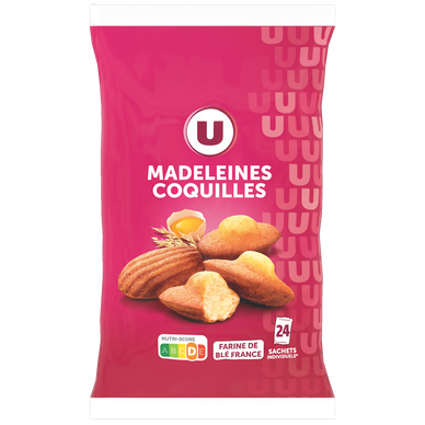 Madeleines coquilles Nature  600g