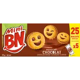 Mini biscuits fourrés chocolat BN, x5 soit 175g