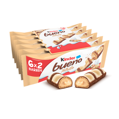 Gâteau KINDER bueno white, x6 soit 234g