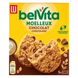 Biscuits petit déjeuner moelleux chocolat noisette Belvita LU - Paquetde 250g