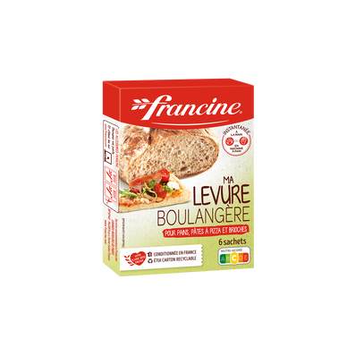 Levure boulangère spéciale pain FRANCINE, 30g