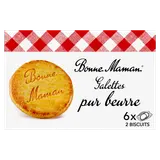 Galettes pur beurre - BONNE MAMAN - 6x2 biscuits - 170g