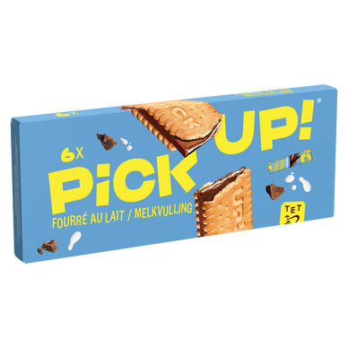 Biscuits au chocolat fourré au lait Pick-Up Bahlsen x6 168g
