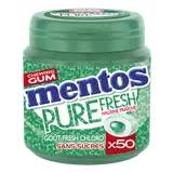 Chewing-gum Pure Fresh Chlorophylle sans sucres MENTOS, 50 dragées - 100 g