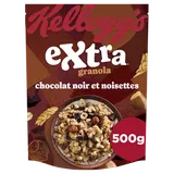 Céréales Extra granola chocolat noir noisettes KELLOGG'S 500g