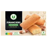 Financiers aux amandes pur beurre  x8  -  200g