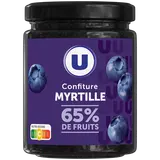 Confiture myrtille 65% de fruits, 320g
