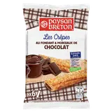 Crêpes fourrées au fondant et morceaux de chocolat PAYSAN BRETON - x6Le paquet de 180g