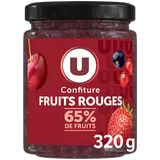 Confiture 65% fruits rouges, 320g