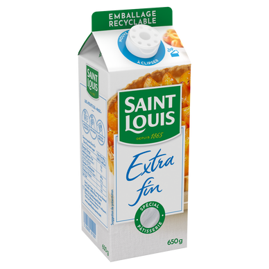 Sucre poudre extra fin SAINT LOUIS pack 650g