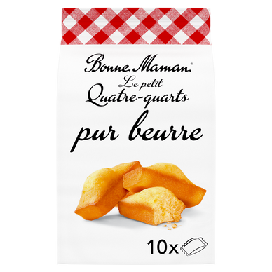 Petits quatre-quarts pur beurre - BONNE MAMAN - x10 - 300g