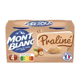 Crème dessert Coupelles Praliné MONT BLANC, 4x125g