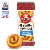 P'tits Chinois à la crème pâtissière LA FOURNEE DOREE, 6 pièces, 300g