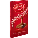 Chocolat au lait fourré d'un suprême fondant LINDT, Tablette de 150g