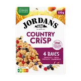 Céréales Country Crisp aux 4 baies JORDANS, 550g