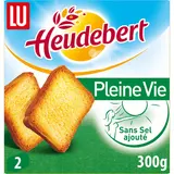 Biscottes Pleine vie Sans sel ajouté HEUDEBERT - Paquet de 34 tranches- 300g