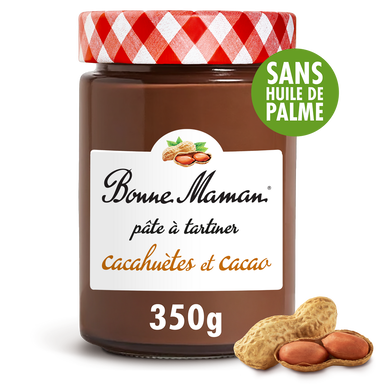 Pâte à Tartiner Cacahuète et Cacao Bonne Maman 350g