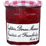Confiture de fraises et framboises BONNE MAMAN, bocal de 370g