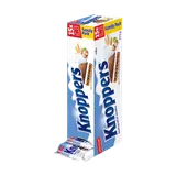 Snack au lait et noisettes KNOPPERS, family-pack 15x25g, 375g