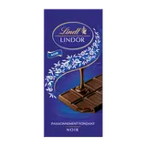 Chocolat noir Lindor LINDT, Tablette de 150g