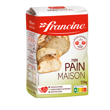 Farine pour pain maison, FRANCINE, 1,5kg