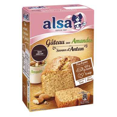 Gâteau aux amandes saveur d'antan ALSA, 300g