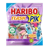 Confiserie gélifiée acidifiée flash pik HARIBO, sachet 180g