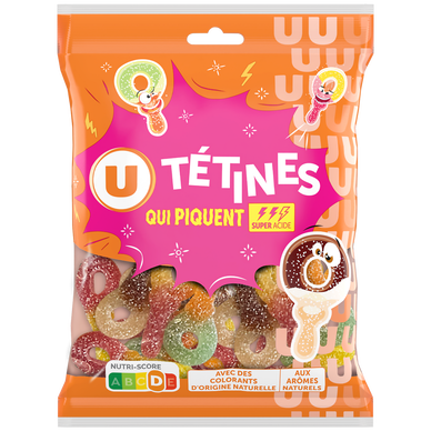 Bonbons gélifiés tétines - sachet de 250g