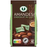 Amandes chocolatées  paquet de 125g