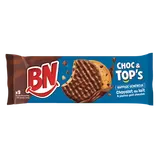 Biscuits chocolat & tops nappage + pépites chocolat au lait BN - 150g