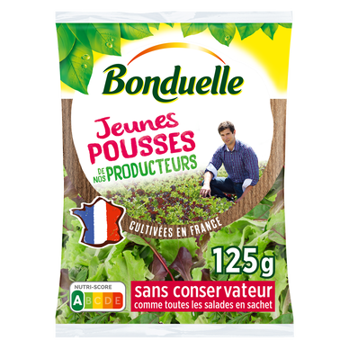 Salade de nos producteurs Bonduelle - Sachet 125g
