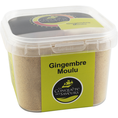 Gingembre moulu, CONQUETE DES SAVEURS, barquette, 70g
