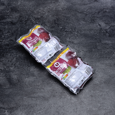 Betterave rouge épluchée et cuite - 2 sachets 500g
