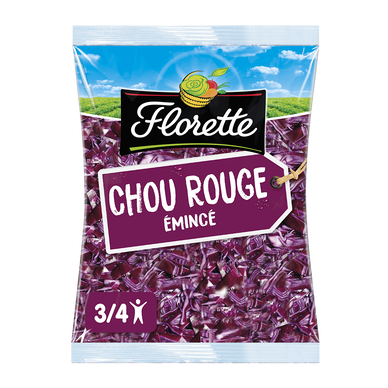 Chou rouge râpé Florette - Sachet 250g