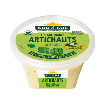 Tartinable Artichauts Grillés, 150g, SUD&SOL