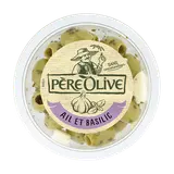 Olive ail et basilic - Barquette 150g