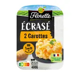 Ecrasé de pommes de terre aux 2 carottes FLORETTE - Barquette 2 x 200g